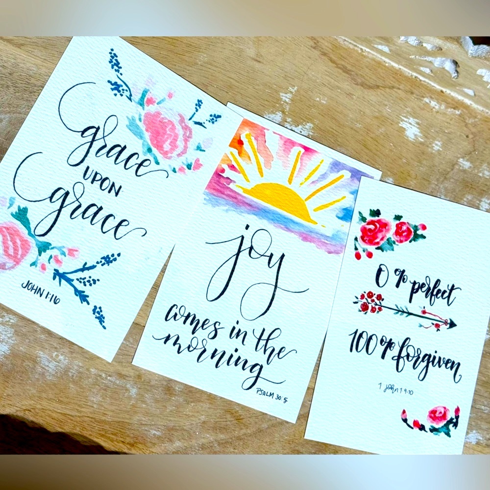 (5"x7") Joy Comes Artwork Print Set (3 pack)